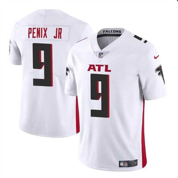 Men & Women & Youth Atlanta Falcons #9 Michael Penix Jr White 2024 Draft Vapor Untouchable Limited Stitched Jersey->baltimore ravens->NFL Jersey